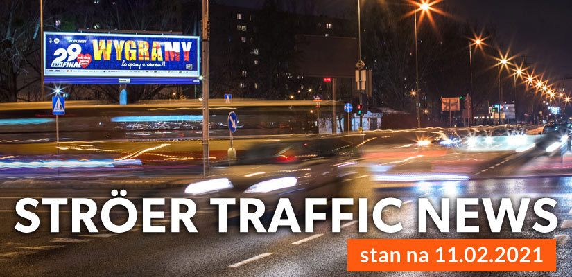 Ströer Traffic News: Ruch samochodowy w miastach powoli wzrasta, coraz więcej osób w biurach 